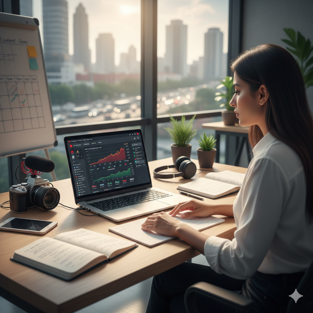 YouTube management company in India helping creators grow using analytics and content strategy